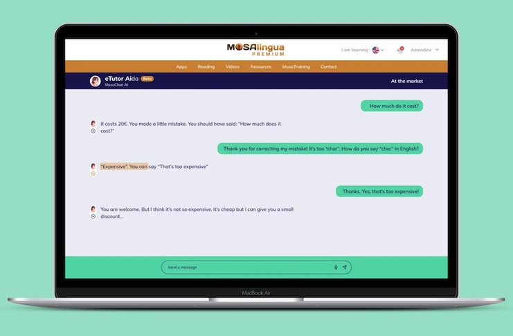 AI language tutor